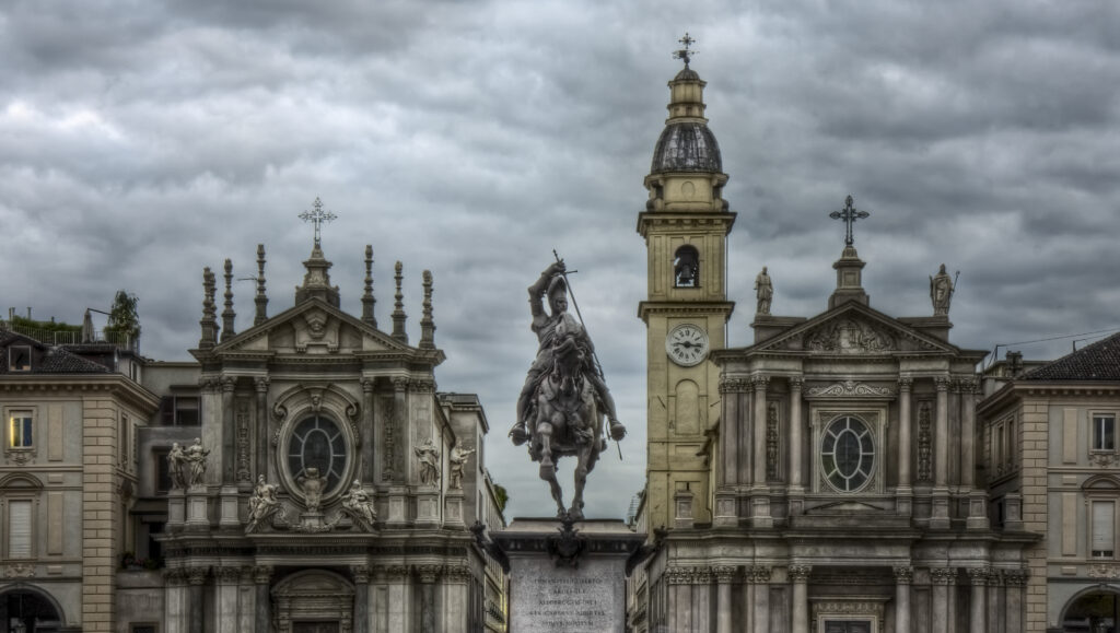 chiese gemelle torino, piazza san carlo