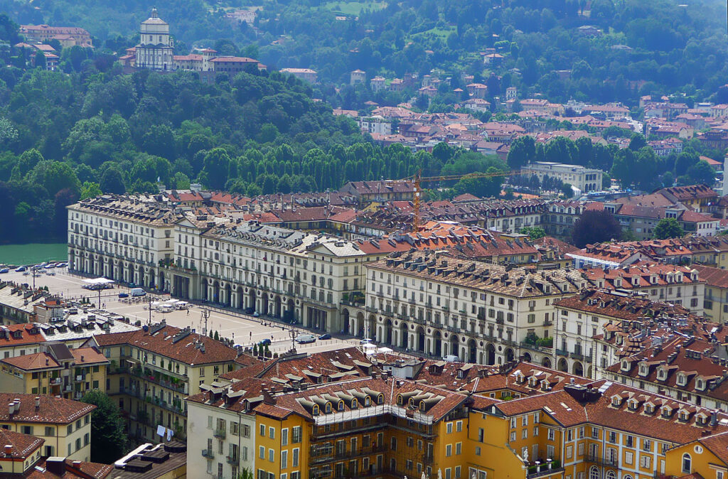 piazza vittorio veneto, centro storico torino