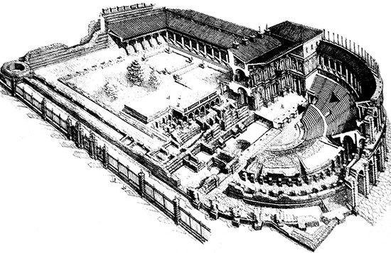 teatro romano torino, augusta taurinorum